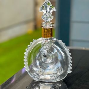 LOUIS XIII crystal cognac decanter, empty with stopper, #9224